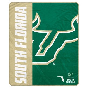 NCAA South Florida Bulls Ultra Soft Tailgate Throw Blanket - 1 of 2