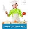 Kids Knife Set for Cooking and Cutting Fruits, Veggies, Sandwiches & Cake 3-Piece Nylon Starter Knife - image 4 of 4