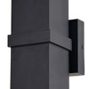 Vaxcel Lavage 2 - Light Wall Light in  Textured Black - 3 of 4