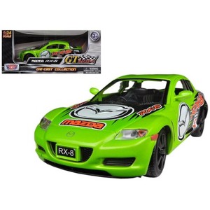 Mazda RX-8 #5 Green "GT Racing" Series 1/24 Diecast Model Car by Motormax - 1 of 3
