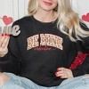 Simply Sage Market Women's Graphic Sweatshirt Be My Valentine Varsity Leopard - 2 of 3