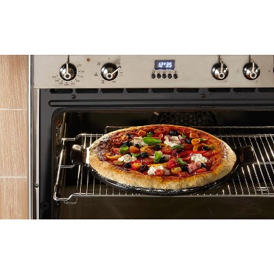 Emile Henry Charcoal 14.5-Inch Ceramic Pizza Stone