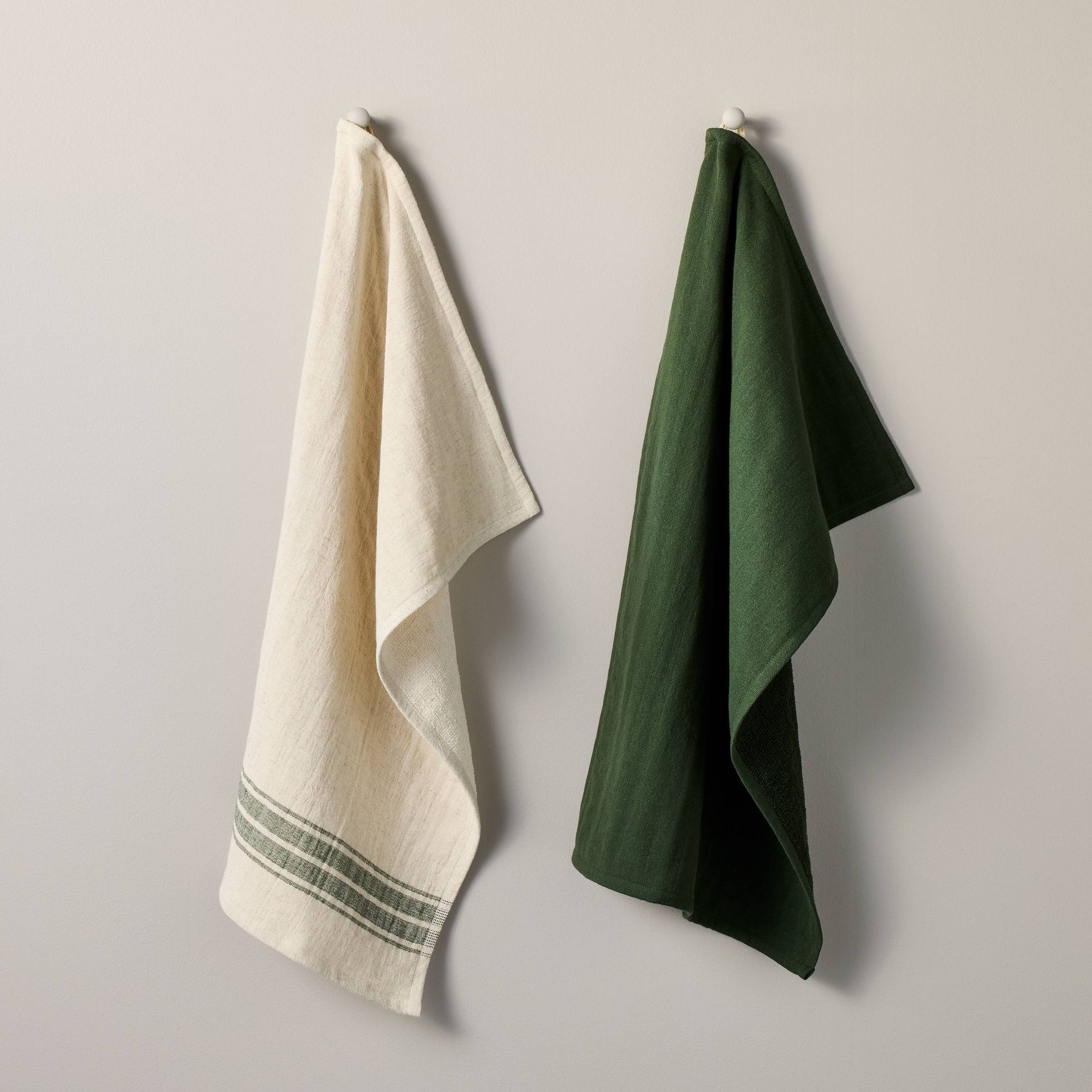 2pk Kitchen Towels Striped - Hearth & Hand™ with Magnolia