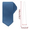 INSPIRE CHIC Men's Solid Color Pre-Tied Thick Tie Set - 2 of 4