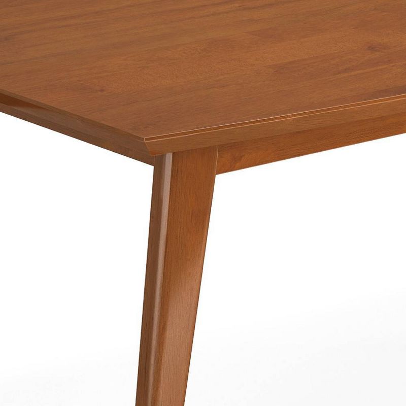 Tierney Mid-Century Rectangle Dining Table Teak Brown - WyndenHall, 3 of 10