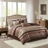 Gulches 7 Piece Comforter Set Red King - 2 of 4