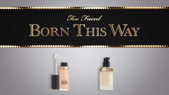 Too Faced Born This Way Natural Finish Longwear Liquid Foundation - 1 fl oz - Ulta Beauty, 2 of 11, play video