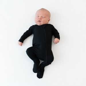 Kyte Baby Zippered Footie in Midnight - 1 of 4