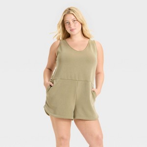 Women's Sandwash Mini Romper - A New Day™ - 1 of 3