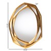 Baxton Studio Halen Antique Goldleaf Accent Wall Mirror - 4 of 4