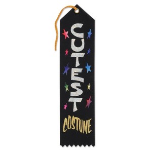 Beistle Costume Award Ribbons for Your School, Office, Faire, Contest, 2" x 8", (6/Pkg) - 1 of 1