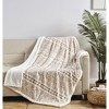 Noble Home Soft & Cozy Faux Shearling Printed Throw Blanket 50' x 60' - Tala - 2 of 4