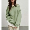 Clearlove Women's Relaxed Crewneck Sweatshirt - Cloud-Touch Long Sleeve Pullover - 4 of 4