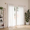 42"-120" Umbra Bellwood Curtain Rod White: Adjustable Steel, Matte Finish, Single Rod, 22lb Capacity - 4 of 4