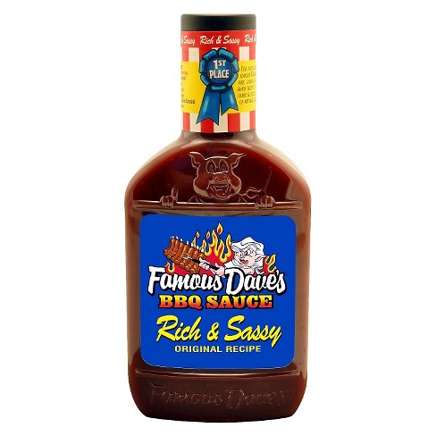 Famous Dave's Rich & Sassy Barbeque Sauce - 20oz : Target