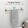 Towel Rack for Bathroom Wall Mounted, Thicken SUS304 Stainless Steel Towel Rod Modern Home Decor - 2 of 4