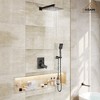 CASAINC 1-Handle 3-Spray Pattern 12 Inches Wall Mount Shower Set Shower Head Tub and Shower Faucet (Valve Included) - 2 of 4