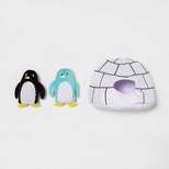 Holiday Penguin & Igloo Burrow Cat Toy - 3pk - Wondershop™