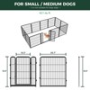 FXW Homeplus Indoor Dog Playpen - Stress-Free and Safe Play,Panels for Puppy and Small Dogs, Black│Patented - 2 of 4