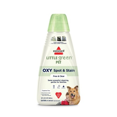 Bissell Free & Clear 32oz New Family Oxy Mess Rescue Portable Deep Cleaning Formula