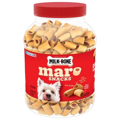 Photo 1 of Milk Bone Dog Snacks, MaroSnacks - 40 oz jar--- bb 08-11-25