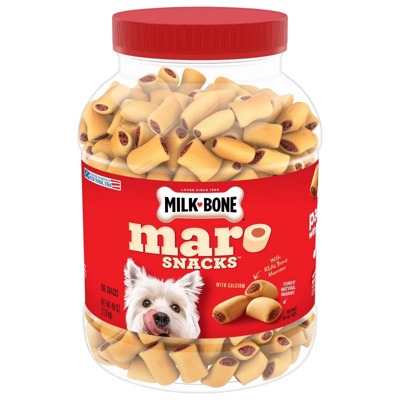Milk-Bone Maro Snacks with Real Bone Marrow Dog Treats, 1 of 10