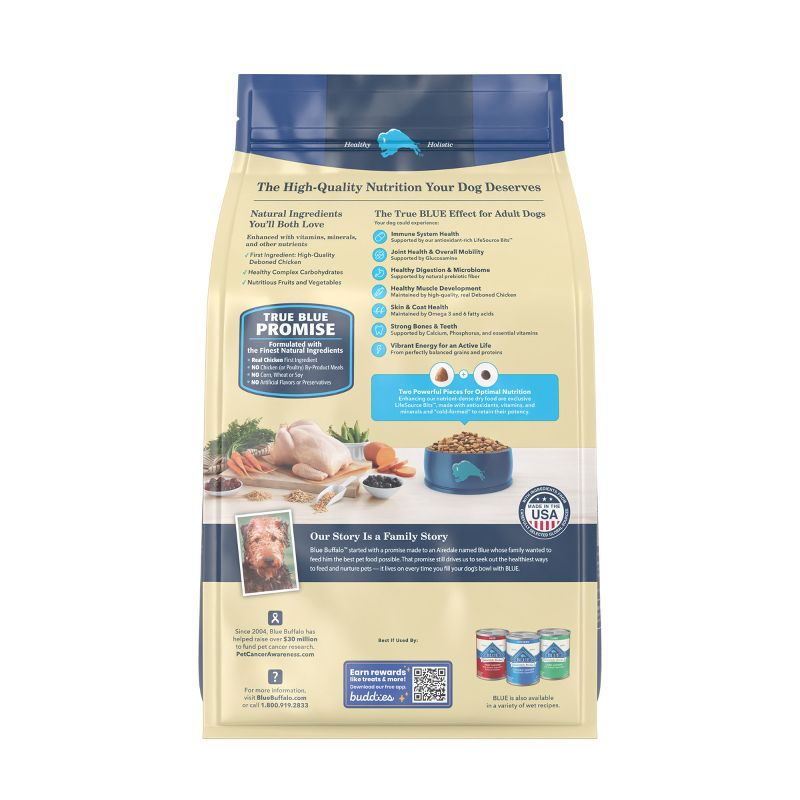 Blue Buffalo Life Protection Formula Natural Adult Dry Dog Food with Chicken and Brown Rice, 5 of 14