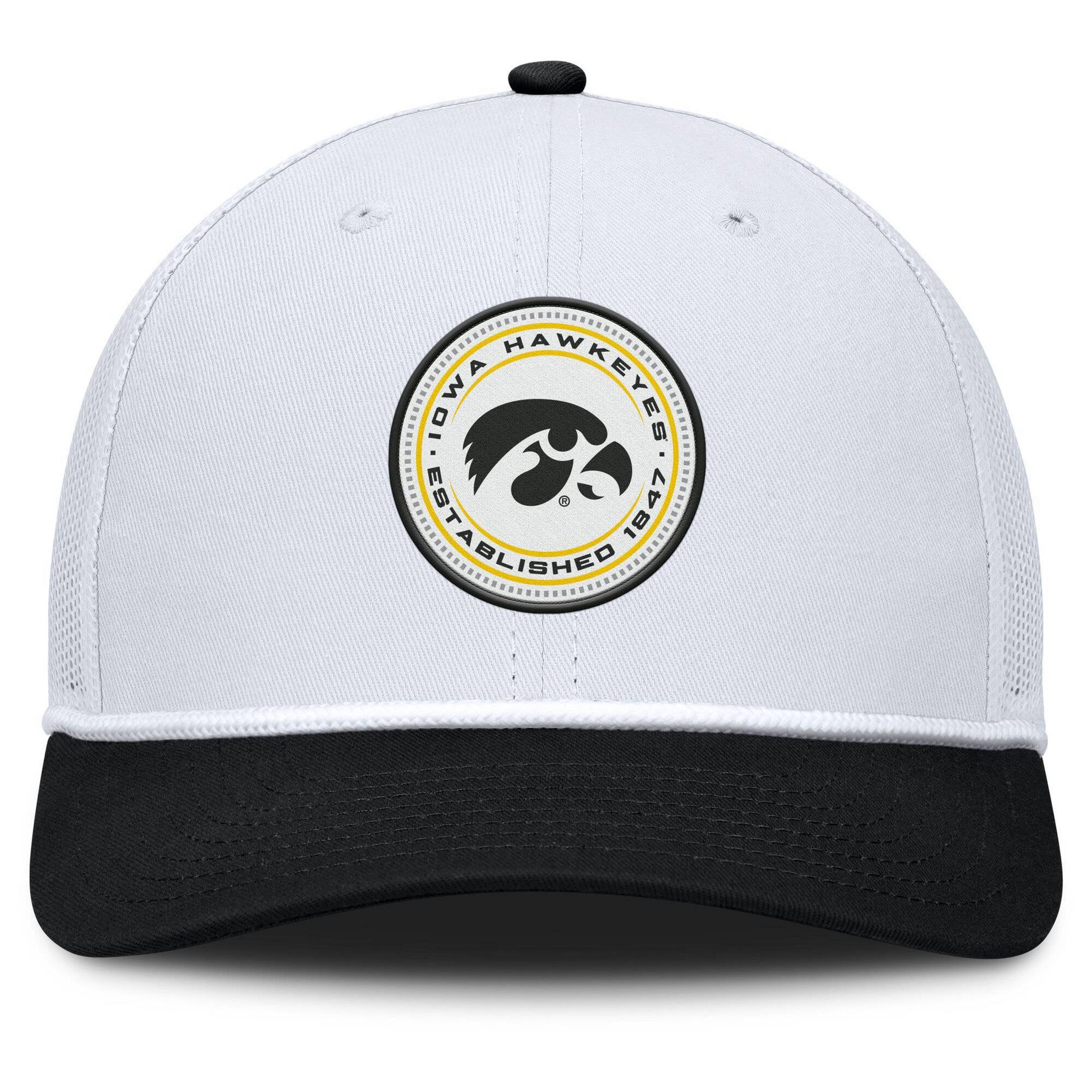 NCAA Iowa Hawkeyes Structured Mesh Snapback Hat