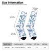 Turtle In Aqua And Blue Women Printed Crew Socks Funny Funky Socks Soft Polyester Novelty Gifts for Artists Men - 2 of 4