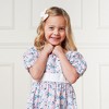 Hope & Henry Girls' Short Sleeve Puff Sleeve Party Dress, Kids - 2 of 4