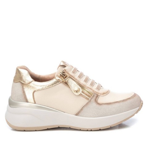 Женские кроссовки XTI Women's Easy Slip in Wedge Sneakers 143358 Beige 8