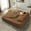 CAVINAS Modern 2-in-1 Foldable Futon Sofa Bed with Plush Blanket/Soft Pillows,Convertible Sleeper Sofa Couch for Living Room,Bedroom - 4 of 4