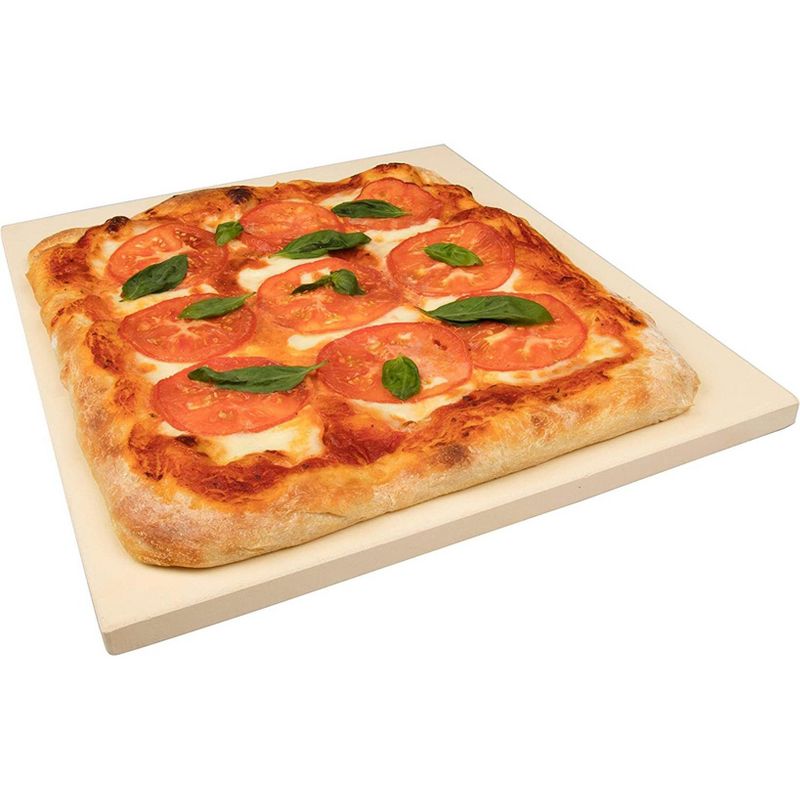 CucinaPro Pizza Stone for Oven  Grill  BBQ- Extra Thick 5/8" Cordierite Rectangular Baking Stone for Better Cooking - 16" x 14", 1 of 4