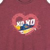 Women's - Hot Wheels - XOXO Heart Graphic Racerback Tank - 2 of 4