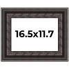 PosterPalooza | 3.5" Wide Ornate Black Picture Frame - UV Acrylic, Backing Board, Hanging Hardware Included - 2 of 4