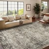 Soft Boho Vintage Low Pile Washable Large Indoor Area Rug for Living Room Bedroom Dining Room - 2 of 4