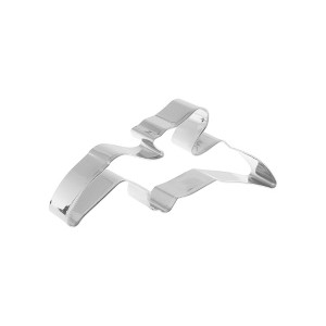 Unique Bargains Pastry Cutter Brachiosaurus Dinosaur-Shaped Dishwasher Safe Stainless Steel Silver Tone 1Pcs - 1 of 4