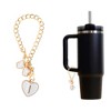 Unique Bargains Heart Bow Water Cup Pendant 1 Pc - 3 of 4