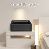 UNISOAR Biometric Fingerprint Jewelry Safe for Home , Leather Wrapped  Safe , Slide-Away Drawer, Digital Keypad & Fingerprint Lock - 4 of 4