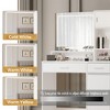 Lycvki Vanity Desk with Adjustable LED Mirror and Large Drawer - 4 of 4