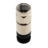 Amphenol TFC-QC2QS-06U-3LC-BLACK RG6 Coaxial Compression Connector (50 Pack) - 3 of 4