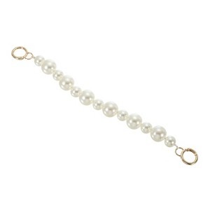 Unique Bargains Sturdy Imitation Pearl Beaded Decorative Purse Chain Strap 14" 1Pc - 1 of 4