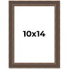 PosterPalooza | Photo Size Elegant Brown Picture Frame - UV Acrylic, Foam Board Backing, Hanging Hardware - 2 of 4