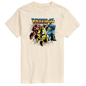 Men's - Transformers - Transformers Noir Group- Adult Short Sleeve Tee Short Sleeve Graphic T-Shirt - 1 of 4