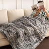 Sapphtopaz 1PC Faux Fur Throw Blanket, All Seasons Comfort Blanket, Faux Feathersoft Blanket, 50x60", Machine Washable - 3 of 4
