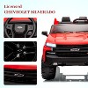 24V 2-Seater Truck Licensed Chevrolet Silverado Ride On Car Kids Toy, Electric Vehicle Car for Toddlers with Parent Remote Control - 3 of 4