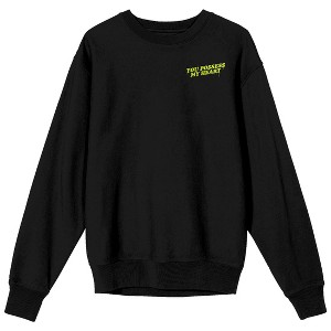The Exorcist You Possess My Heart Crew Neck Long Sleeve Black Adult Sweatshirt - 1 of 4