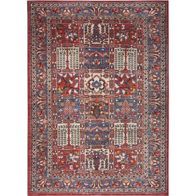 Nourison Fulton Vintage Persian Floral Non-Slip Flatweave Indoor Rug