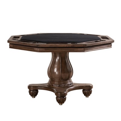 Freeport Wood Octagonal Game Dining Tables Walnut - Hillsdale Furniture