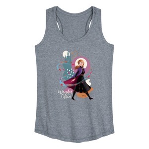Women's - Frozen 2 - Wander Often Graphic Racerback Tank - 1 of 4